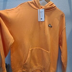 NWT Converse Go-To Sneaker Patch Pull-over Loose fit Hoodie